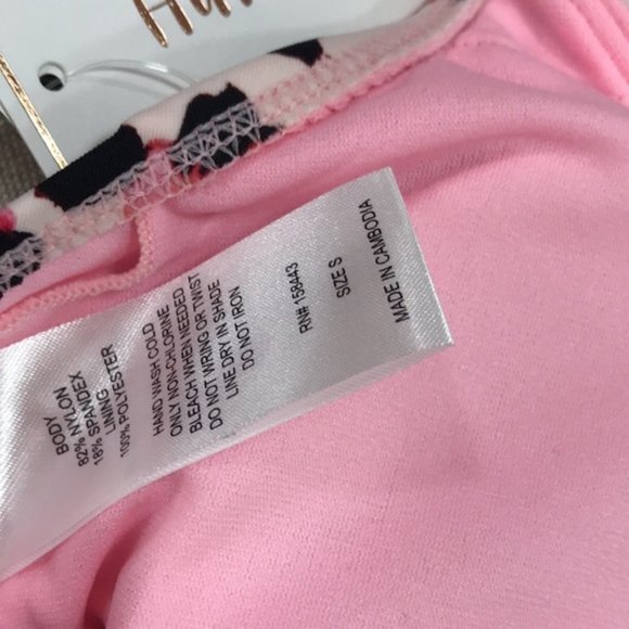 Hula Honey Juniors' Wild  Side-Lace Swimsuit - Picture 5 of 7